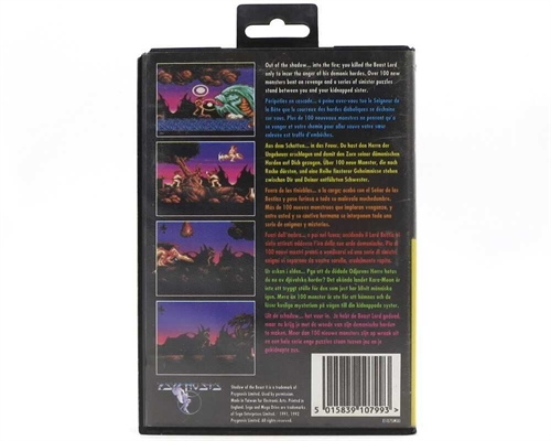 Shadow of the Beast II - Komplet I Æske - Sega Mega Drive Spil (C Grade) (Genbrug)